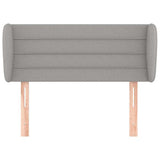 Vidaxl hoofdbord met randen 103x23x78 88 cm stof lichtgrijs