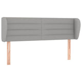 Vidaxl hoofdbord met randen 147x23x78 88 cm stof lichtgrijs