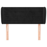 Vidaxl hoofdbord met randen 103x23x78 88 cm fluweel zwart