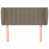 Vidaxl hoofdbord met randen 93x23x78 88 cm stof taupe