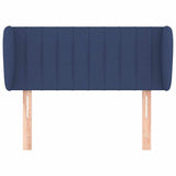 Vidaxl hoofdbord met randen 93x23x78 88 cm stof blauw