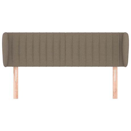 Vidaxl hoofdbord met randen 147x23x78 88 cm stof taupe