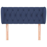 Vidaxl hoofdbord met randen 93x23x78 88 cm stof blauw