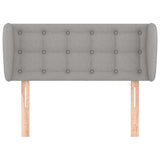 Vidaxl hoofdbord met randen 93x23x78 88 cm stof lichtgrijs