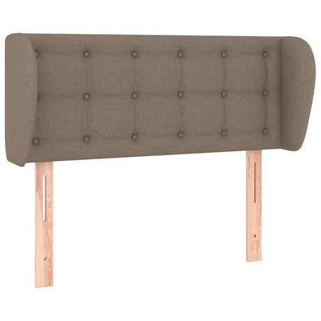 Vidaxl hoofdbord met randen 103x23x78 88 cm stof taupe
