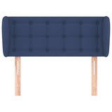 Vidaxl hoofdbord met randen 103x23x78 88 cm stof blauw