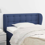 Vidaxl hoofdbord met randen 103x23x78 88 cm stof blauw