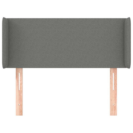 Vidaxl hoofdbord met randen 83x16x78 88 cm stof donkergrijs