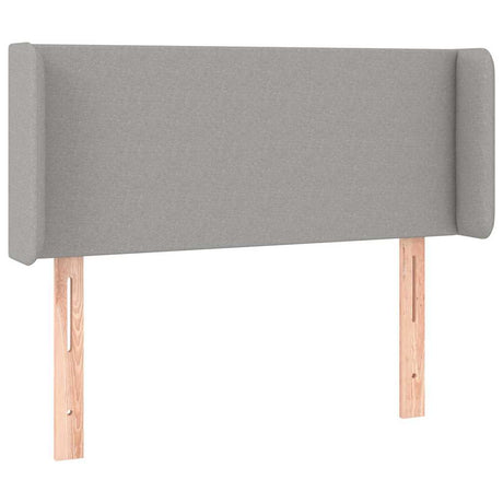 Vidaxl hoofdbord met randen 93x16x78 88 cm stof lichtgrijs