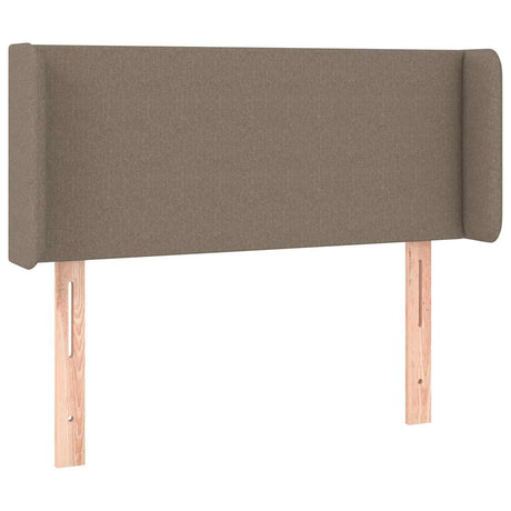 Vidaxl hoofdbord met randen 93x16x78 88 cm stof taupe