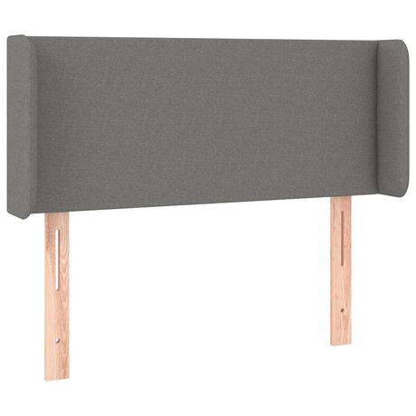 Vidaxl hoofdbord met randen 103x16x78 88 cm stof donkergrijs