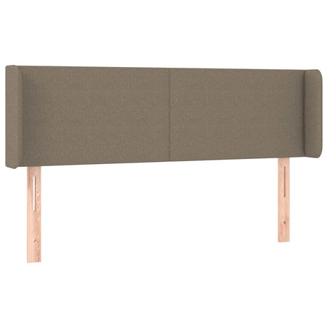 Vidaxl hoofdbord met randen 147x16x78 88 cm stof taupe