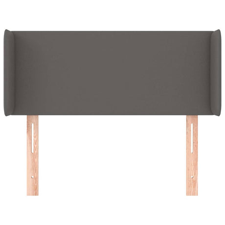 Vidaxl hoofdbord met randen 103x16x78 88 cm kunstleer grijs