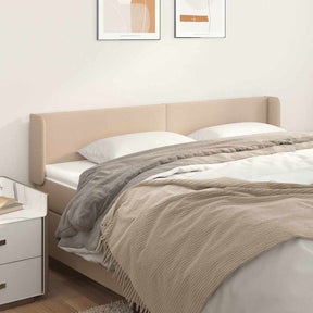 Vidaxl hoofdbord met randen 183x16x78 88 cm kunstleer cappuccinokleur