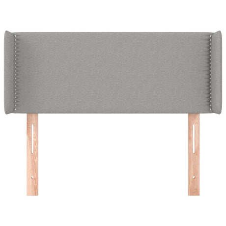 Vidaxl hoofdbord met randen 83x16x78 88 cm stof lichtgrijs