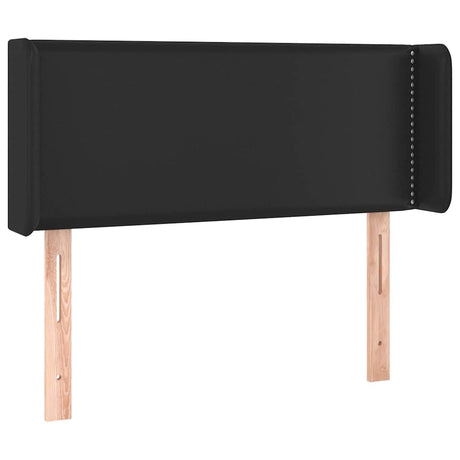 Vidaxl hoofdbord met randen 93x16x78 88 cm kunstleer zwart