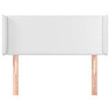 Vidaxl hoofdbord met randen 103x16x78 88 cm kunstleer wit