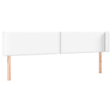 Vidaxl hoofdbord met randen 203x16x78 88 cm kunstleer wit