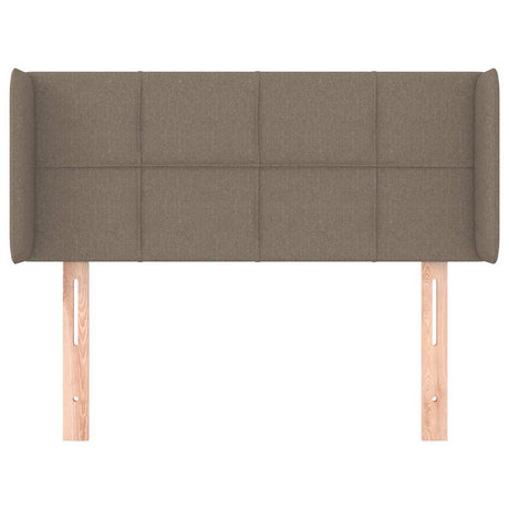 Vidaxl hoofdbord met randen 83x16x78 88 cm stof taupe