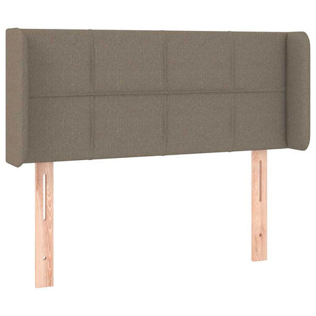 Vidaxl hoofdbord met randen 103x16x78 88 cm stof taupe