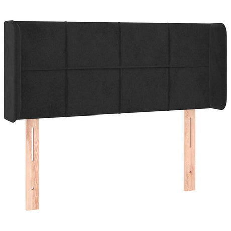 Vidaxl hoofdbord met randen 103x16x78 88 cm fluweel zwart