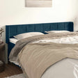 Vidaxl hoofdbord met randen 183x16x78 88 cm fluweel donkerblauw