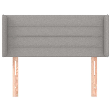 Vidaxl hoofdbord met randen 83x16x78 88 cm stof lichtgrijs