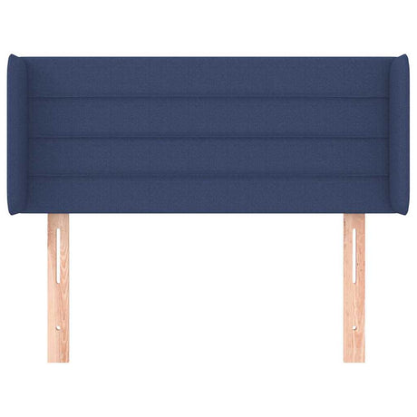 Vidaxl hoofdbord met randen 103x16x78 88 cm stof blauw