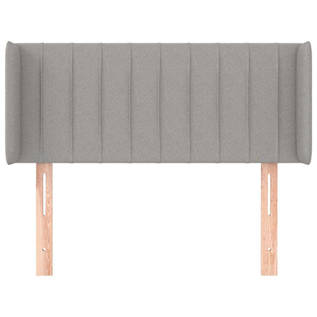 Vidaxl hoofdbord met randen 83x16x78 88 cm stof lichtgrijs