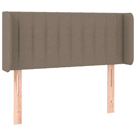 Vidaxl hoofdbord met randen 93x16x78 88 cm stof taupe