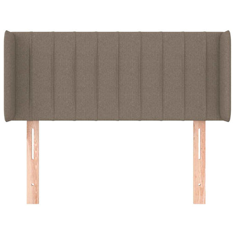 Vidaxl hoofdbord met randen 103x16x78 88 cm stof taupe