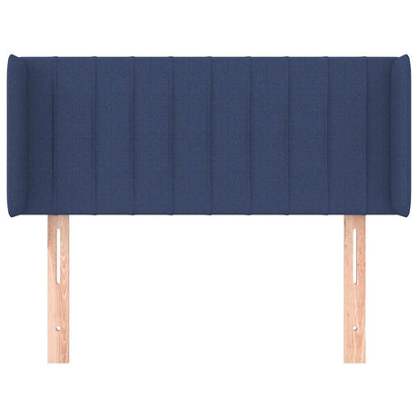 Vidaxl hoofdbord met randen 103x16x78 88 cm stof blauw