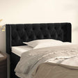 Vidaxl hoofdbord met randen 93x16x78 88 cm fluweel zwart
