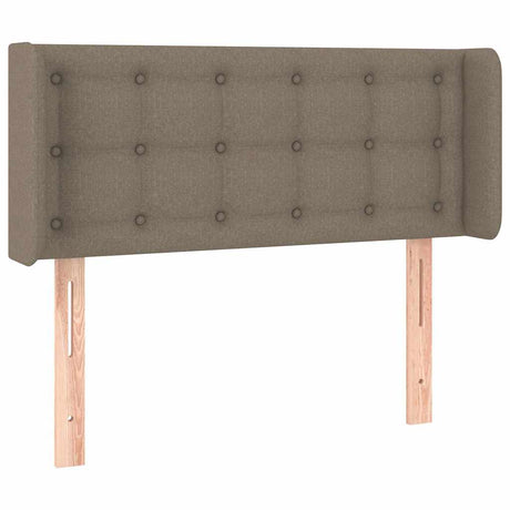 Vidaxl hoofdbord met randen 103x16x78 88 cm stof taupe