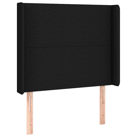 Vidaxl hoofdbord met randen 103x16x118 128 cm stof zwart