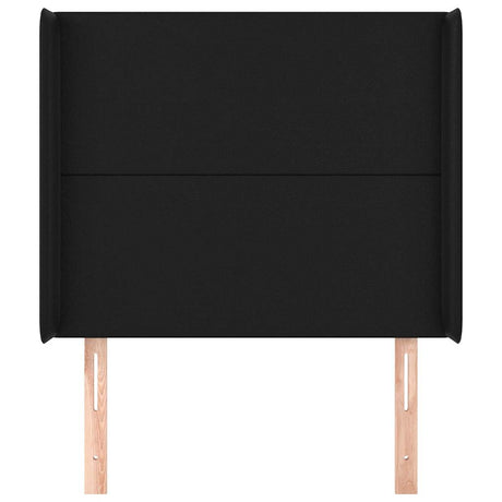 Vidaxl hoofdbord met randen 83x16x118 128 cm kunstleer zwart