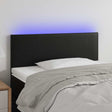 Vidaxl hoofdbord led 100x5x78 88 cm kunstleer zwart