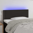Vidaxl hoofdbord led 80x5x78 88 cm stof zwart