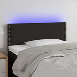 Vidaxl hoofdbord led 100x5x78 88 cm stof zwart