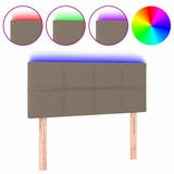 Vidaxl hoofdbord led 80x5x78 88 cm stof taupe
