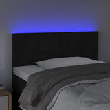 Vidaxl hoofdbord led 80x5x78 88 cm fluweel zwart