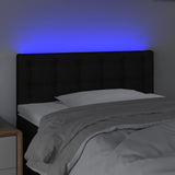 Vidaxl hoofdbord led 80x5x78 88 cm stof zwart