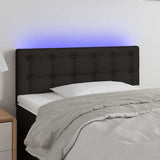 Vidaxl hoofdbord led 80x5x78 88 cm stof zwart