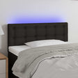 Vidaxl hoofdbord led 100x5x78 88 cm stof zwart