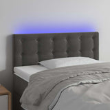 Vidaxl hoofdbord led 90x5x78 88 cm fluweel donkergrijs