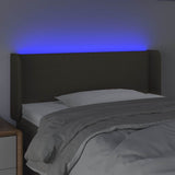 Vidaxl hoofdbord led 93x16x78 88 cm stof taupe