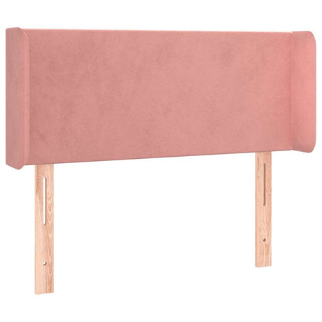 Vidaxl hoofdbord led 103x16x78 88 cm fluweel roze