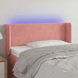 Vidaxl hoofdbord led 103x16x78 88 cm fluweel roze