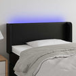 Vidaxl hoofdbord led 83x16x78 88 cm kunstleer zwart