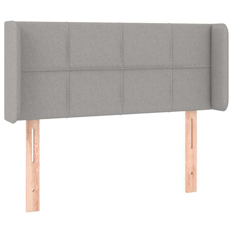 Vidaxl hoofdbord led 103x16x78 88 cm stof lichtgrijs